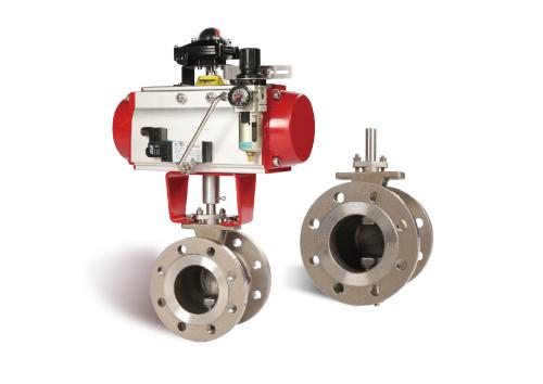 V-port segment ball valve