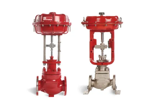 Single-seat control valve