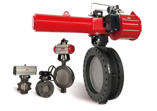 Double eccentric butterfly valve