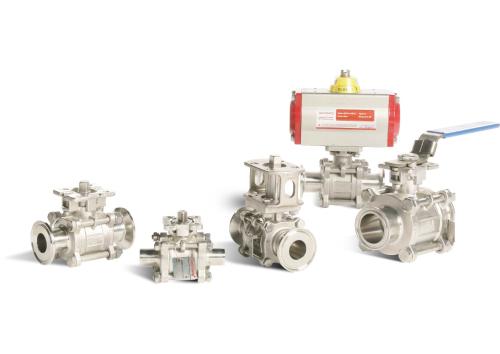 Sanitary ball valve