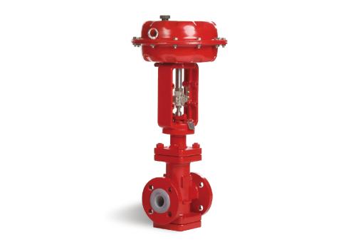 Lined control valve